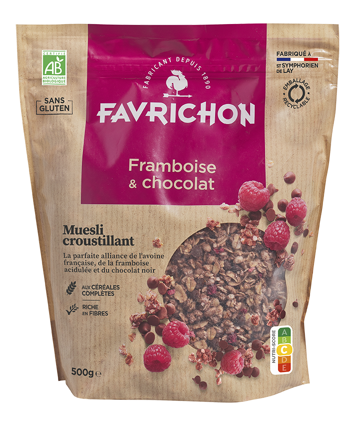 Muesli croustillant framboise & chocolat - 1